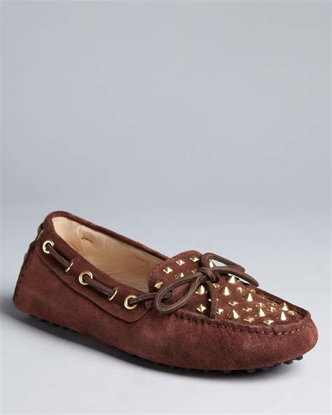 michael kors mocassins dames|Michael Kors leather flats.